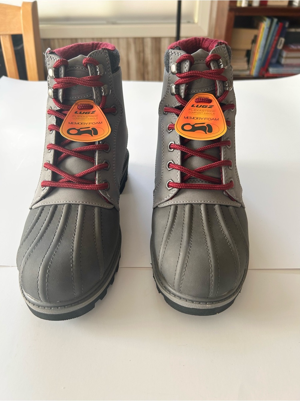 Mallard Duck Toe 6” Boot Flexastride Memory Foam Insole Rubber Outsole Wm 7.5